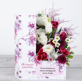 Pink Embrace — Flowercard - Sending floral hugs