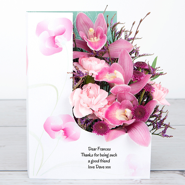 Precious Orchid Flowercard