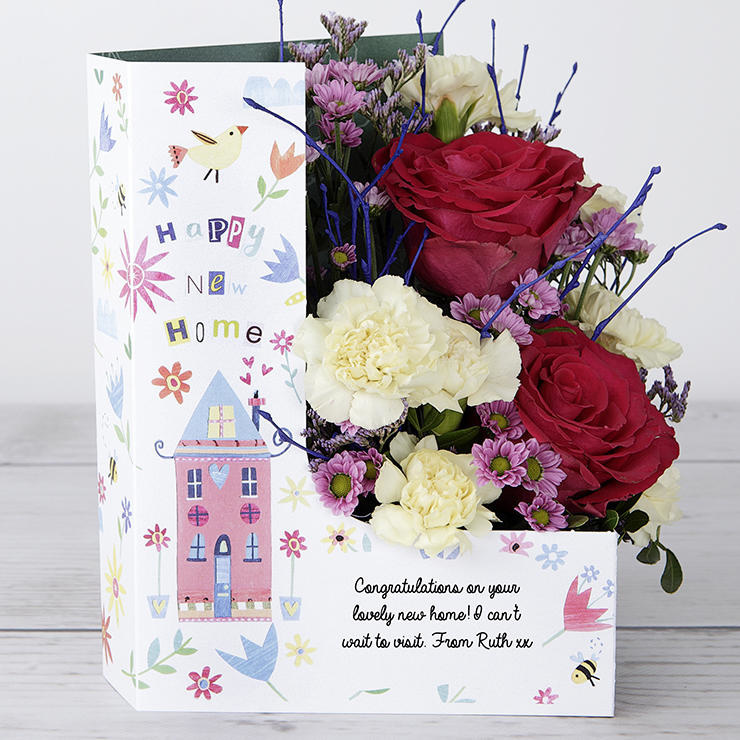 Happy New Home Flowercard