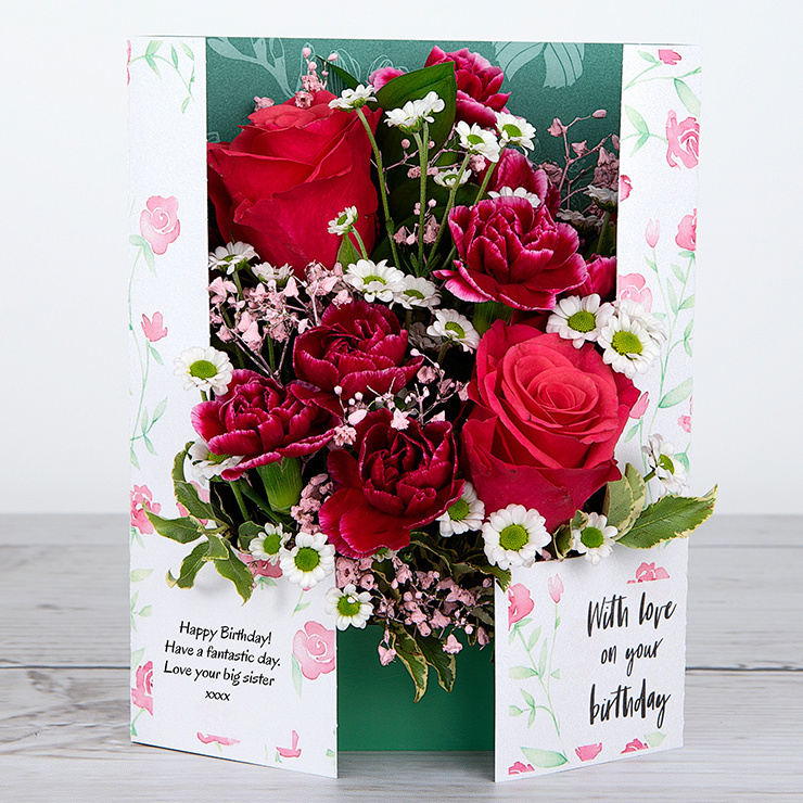 Birthday Love Flowercard